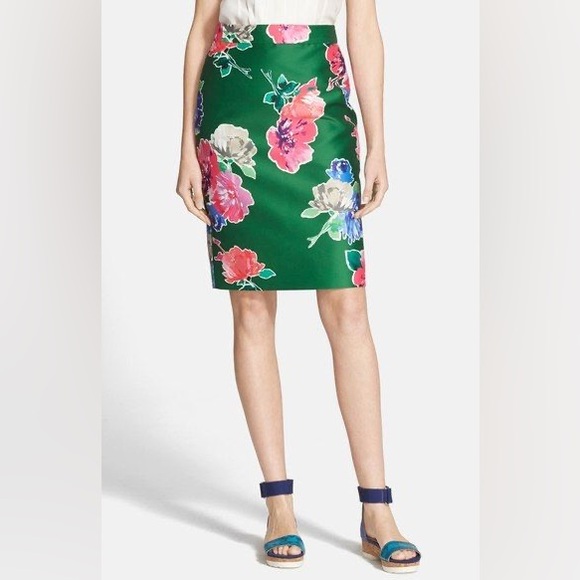 Kate Spade Floral Pencil Skirt - Picture 4 of 7